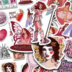 Chappell Roan Pink Pony Club Design Stickers (20)